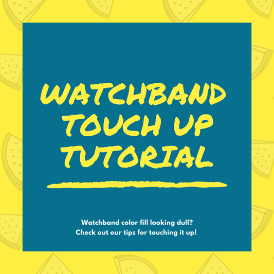 Engraved Apple Watch Band Paint Touch Up Tutorial