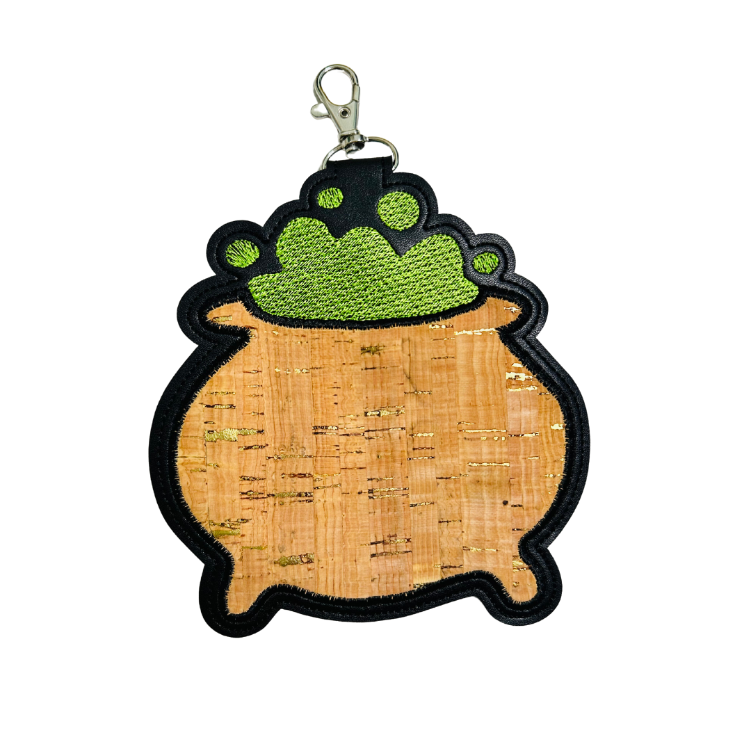 PinPot Black Cauldron Portable Pin Display