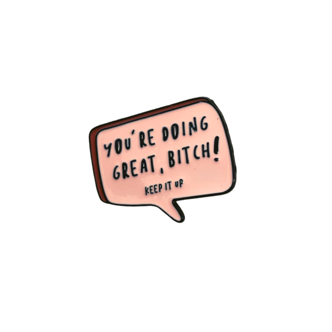 You're doing great! Pin